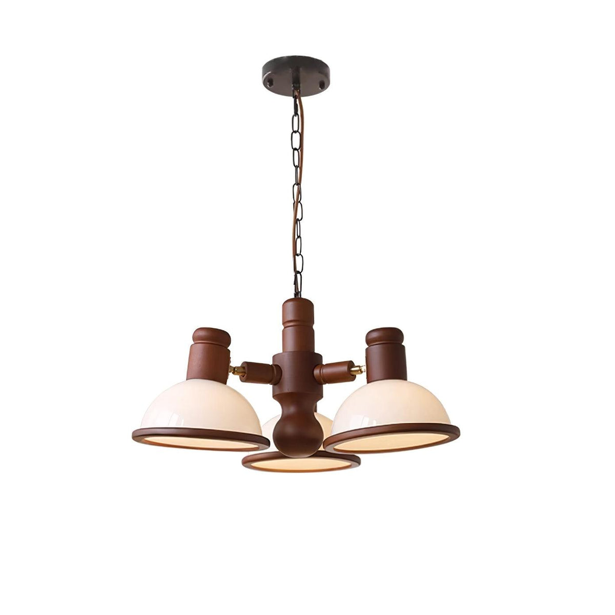 Girona Chandelier Adjustable Triple-Arm Glass