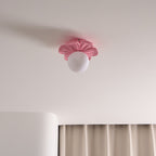 Quip Individual Creativity Bloom Flower Resin Ceiling Lamp