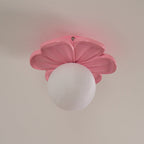 Quip Individual Creativity Bloom Flower Resin Ceiling Lamp
