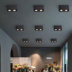 Solara Spotlight Surface Mount Twin LED Angular Minimalist