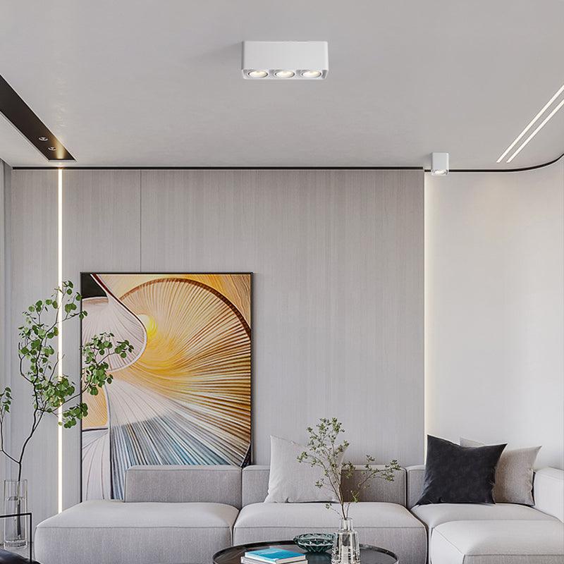 Solara Spotlight Surface Mount Twin LED Angular Minimalist