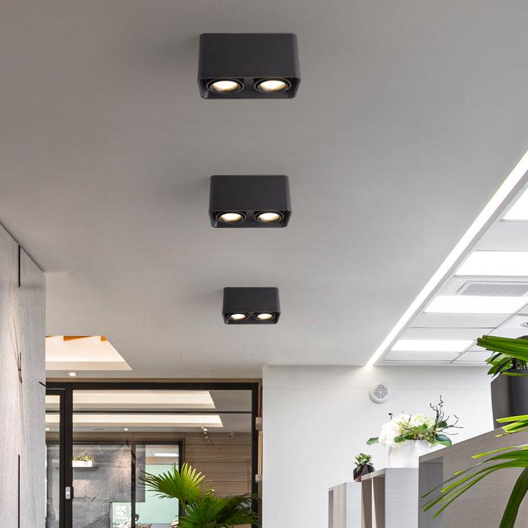 Solara Spotlight Surface Mount Twin LED Angular Minimalist