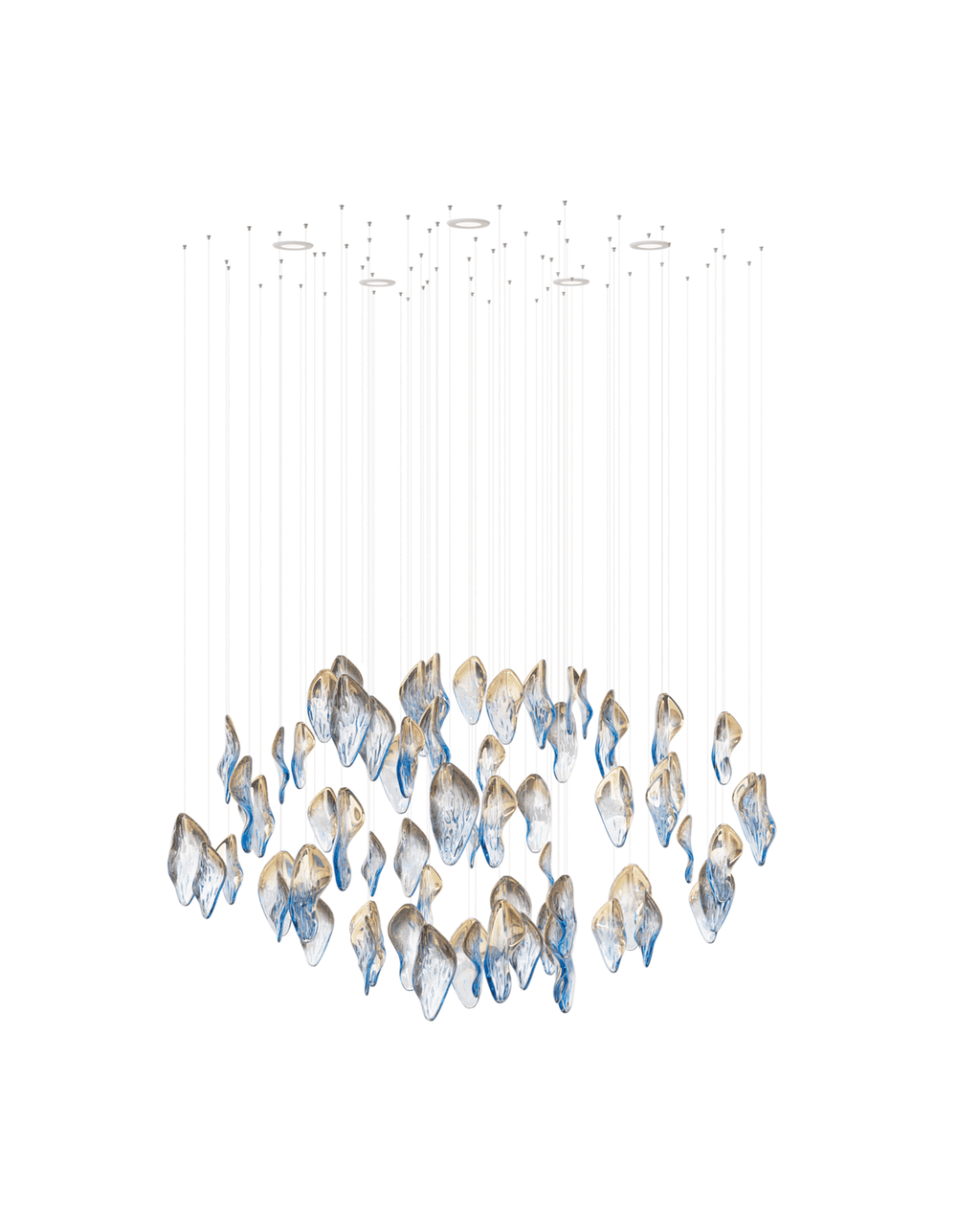 Glacier Modern Luxury Crystal Glass Chandelier