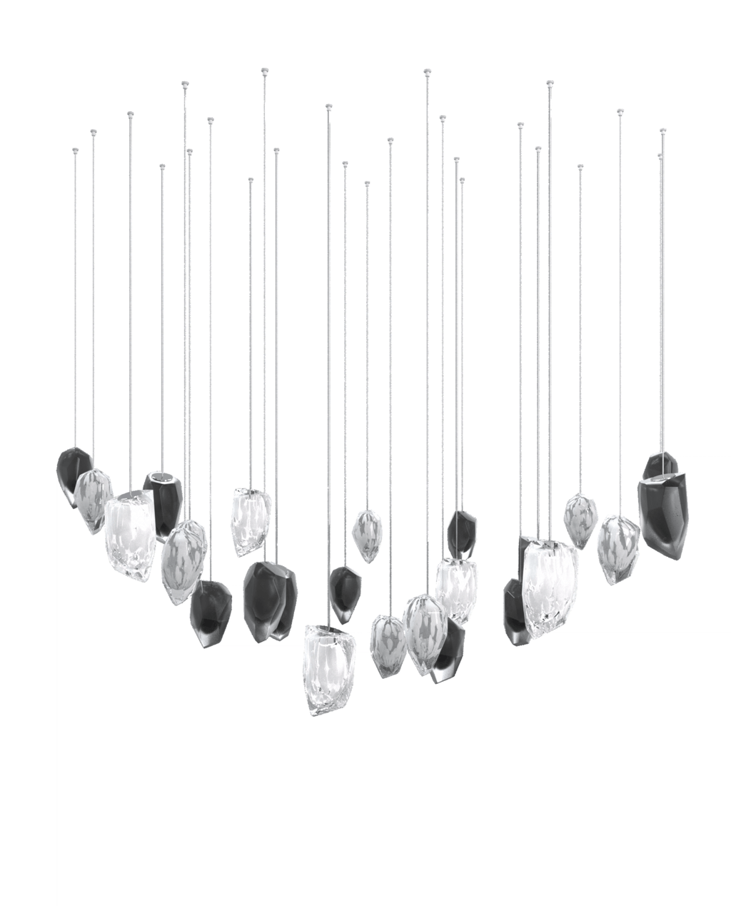 Glacier Modern Luxury Crystal Glass Chandelier