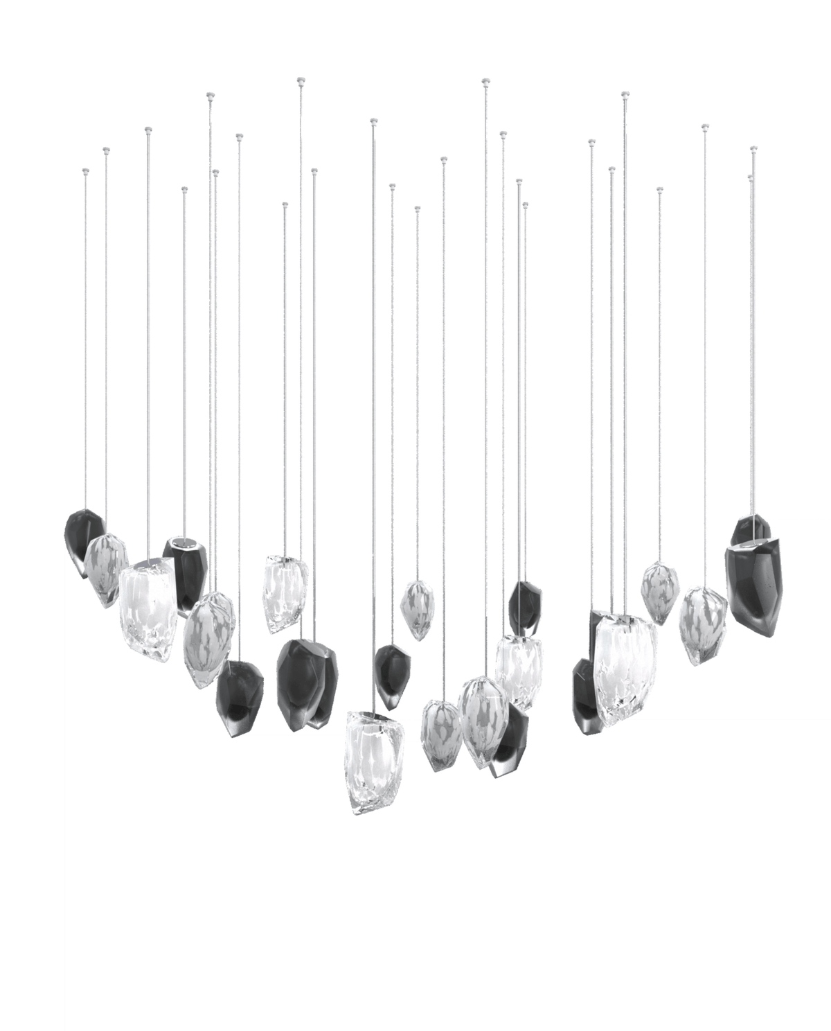 Glacier Modern Luxury Crystal Glass Chandelier