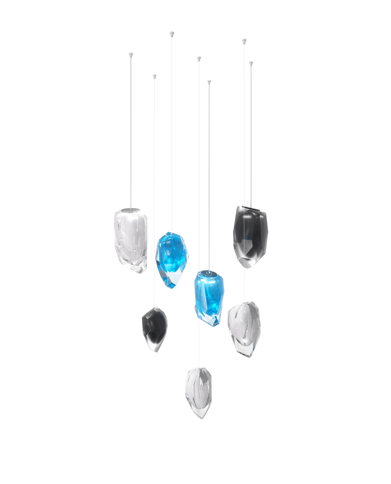 Glacier Modern Luxury Crystal Glass Chandelier