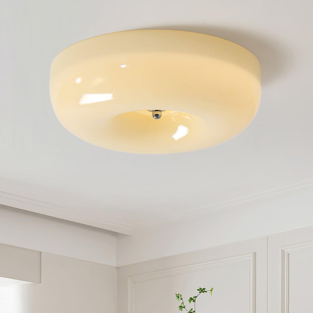 Ulsolir Premium Elegance Art Button Glass Ceiling Lamp