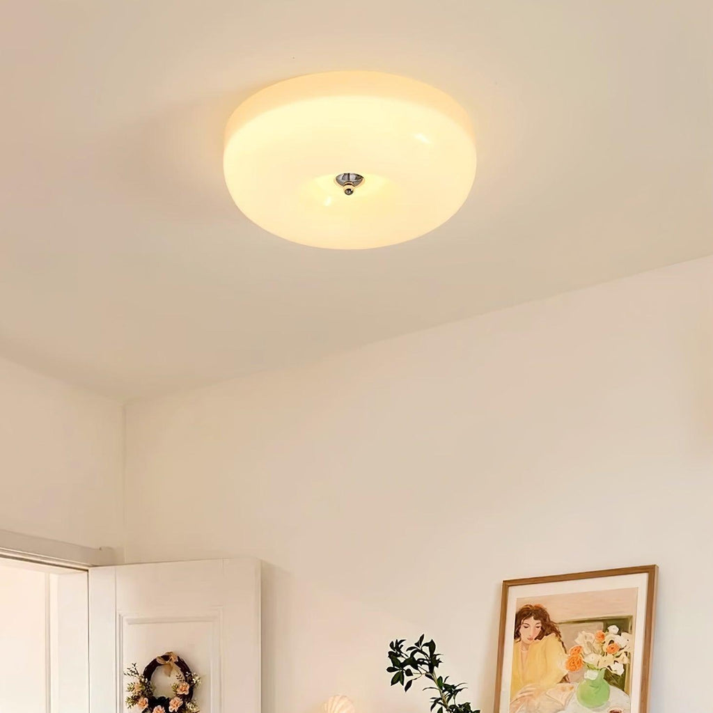 Ulsolir Premium Elegance Art Button Glass Ceiling Lamp