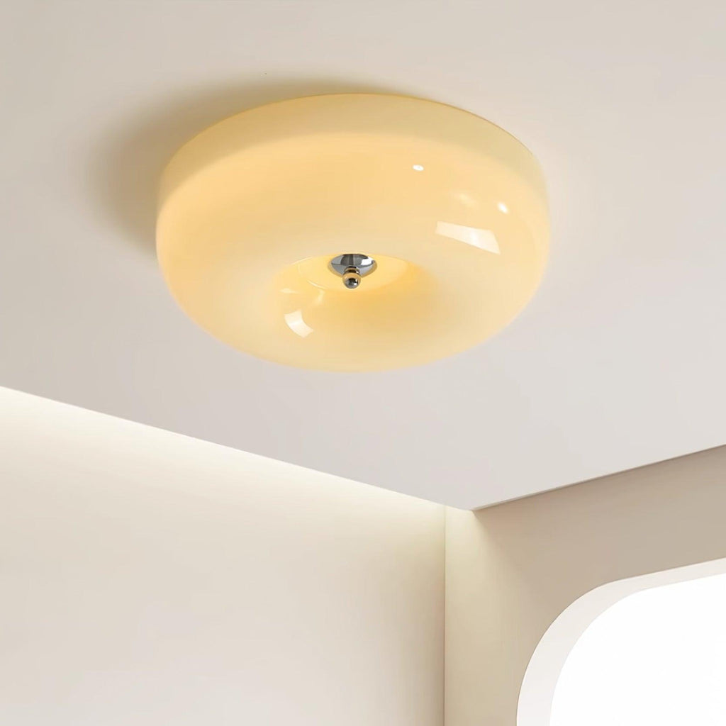 Ulsolir Premium Elegance Art Button Glass Ceiling Lamp