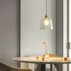 Lustra Pendant Lamp Copper Glass for Dining