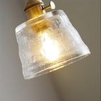 Lustra Pendant Lamp Copper Glass for Dining