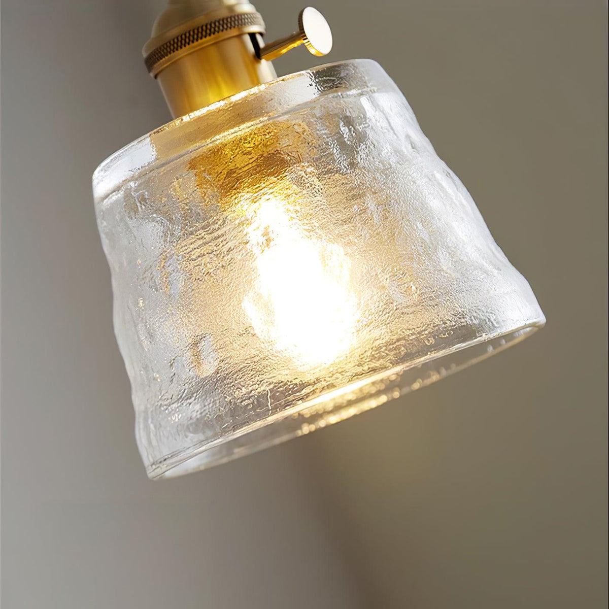 Lustra Pendant Lamp Copper Glass for Dining