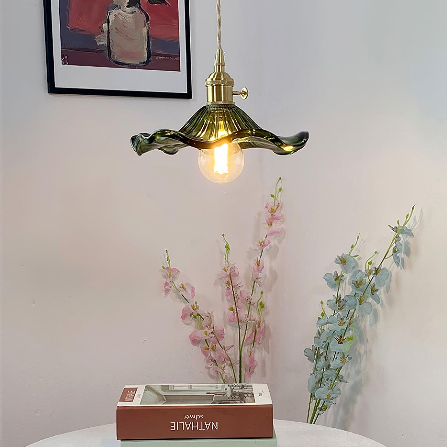 Daphne Modern Glass Flower Pendant Light