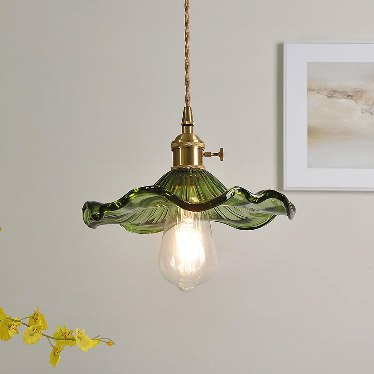 Daphne Modern Glass Flower Pendant Light