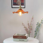 Nerisse Brass & Glass Vintage Pendant Light