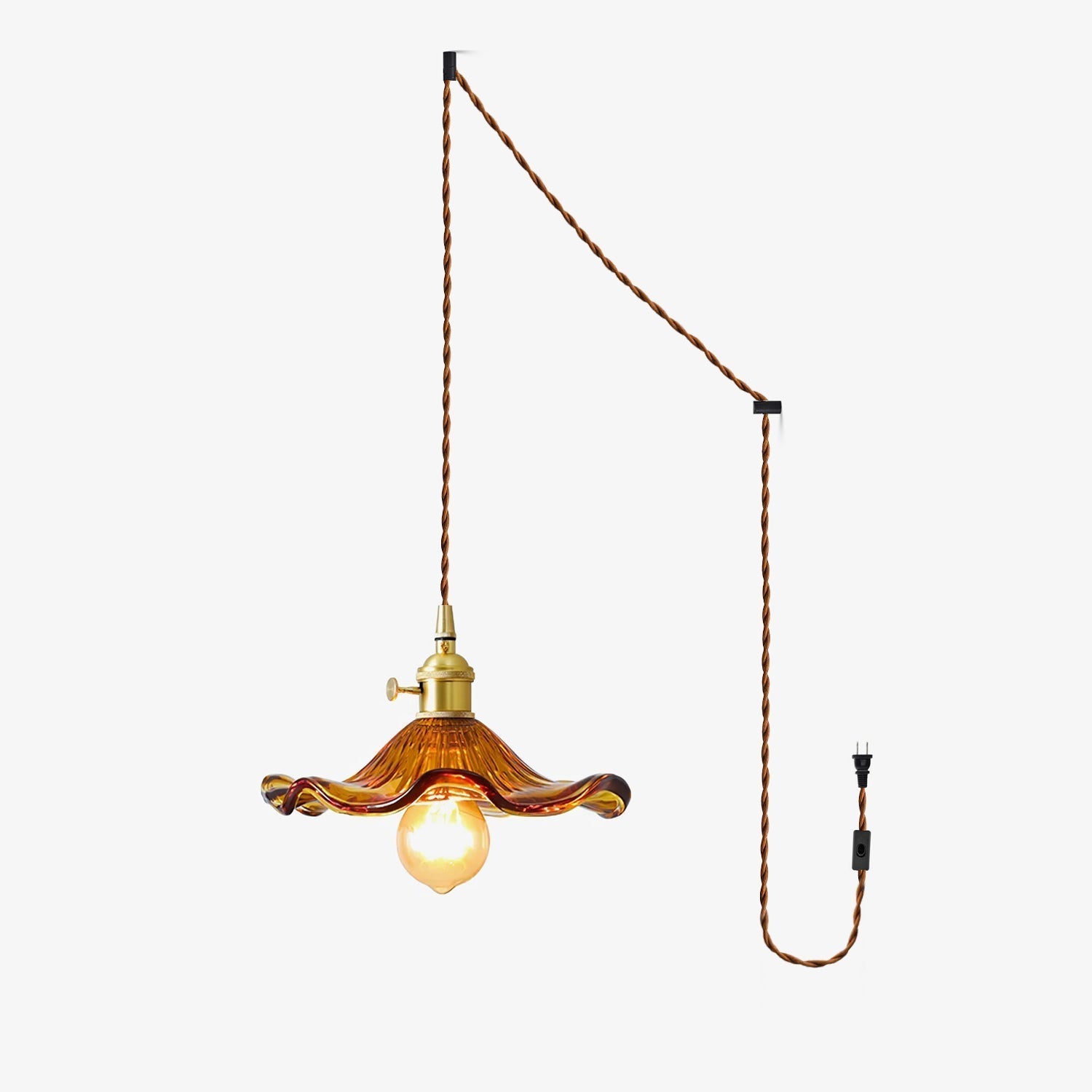 Daphne Modern Glass Flower Pendant Light
