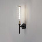 Cemaros Premium Linear Brass Glass Wall Light