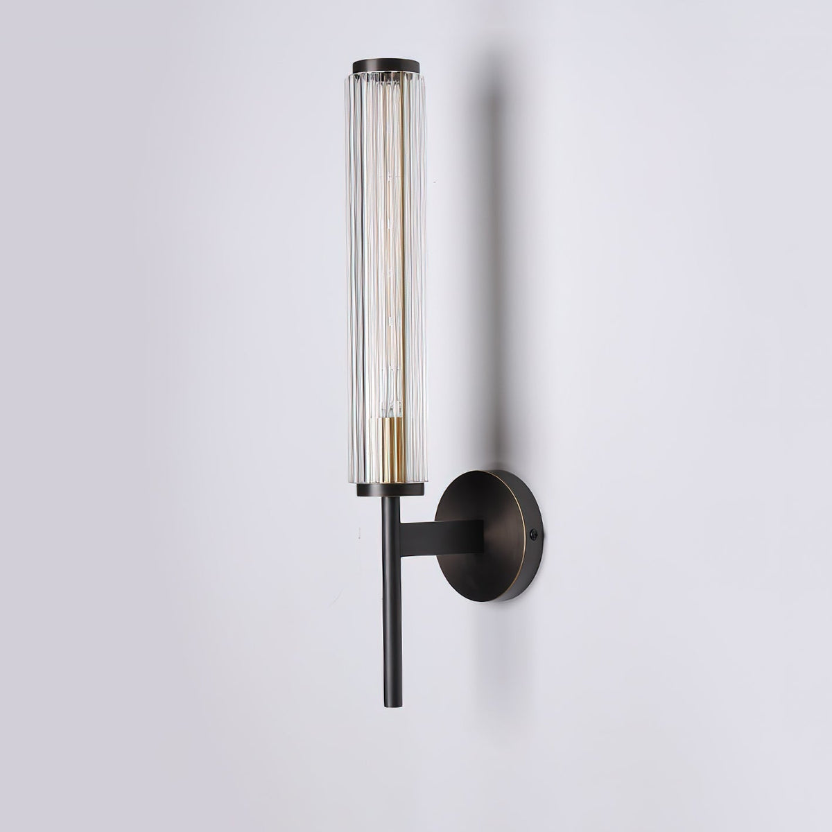 Cemaros Premium Linear Brass Glass Wall Light