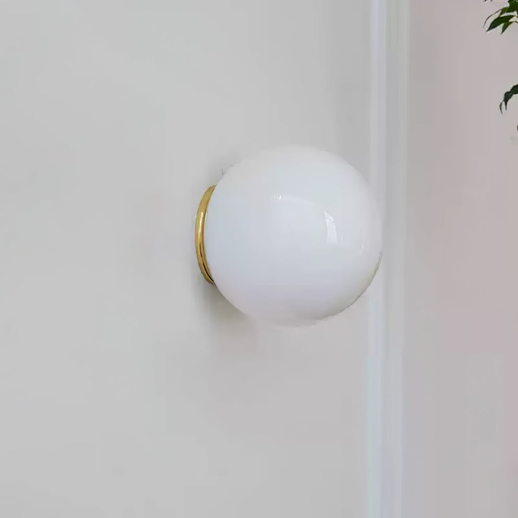 Stella Modern Minimalist Mini Orb Glass Wall Lamp