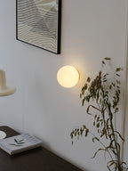Stella Modern Minimalist Mini Orb Glass Wall Lamp