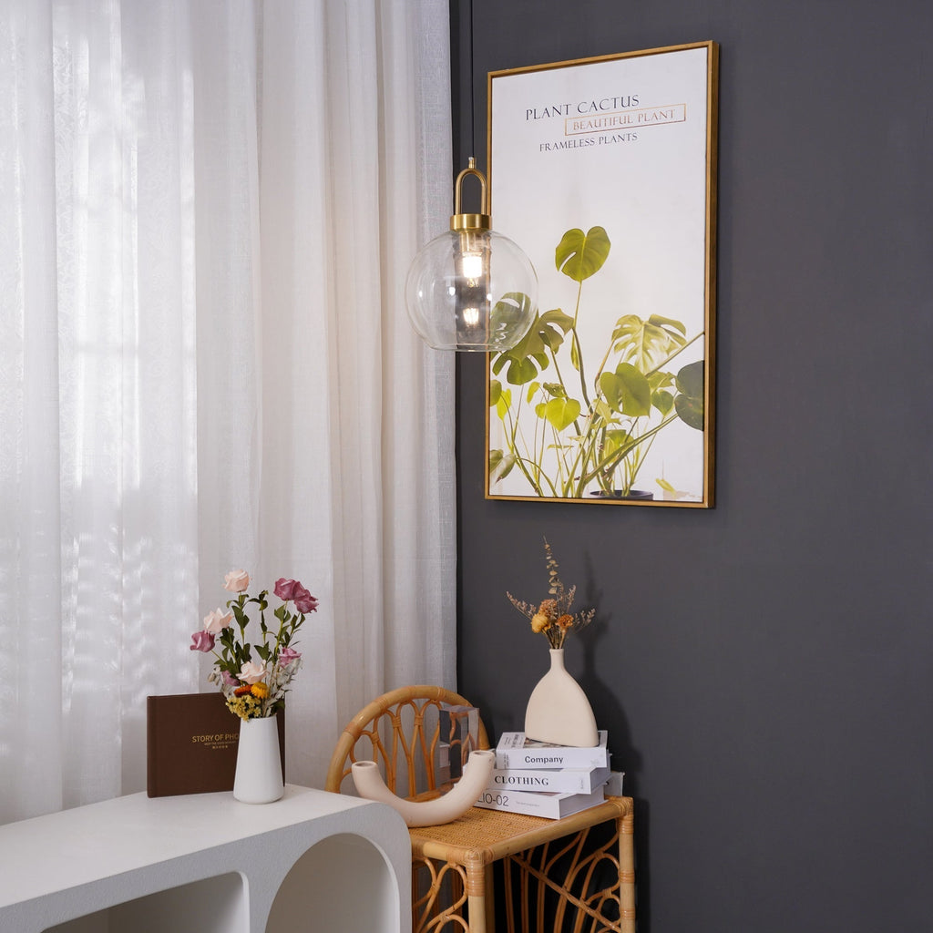 Lustra Minimalist Glass Pendant Light