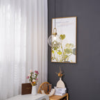 Solara Pendant Lamp Frosted Glass Swag Adjustable