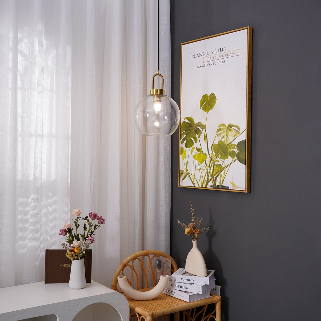 Lustra Minimalist Glass Pendant Light