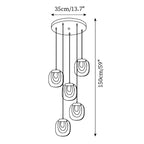 Avesia Minimalist Glass Pendant Light