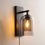 Mora Nordic Art Tubular Plug-in Glass Wall Lamp