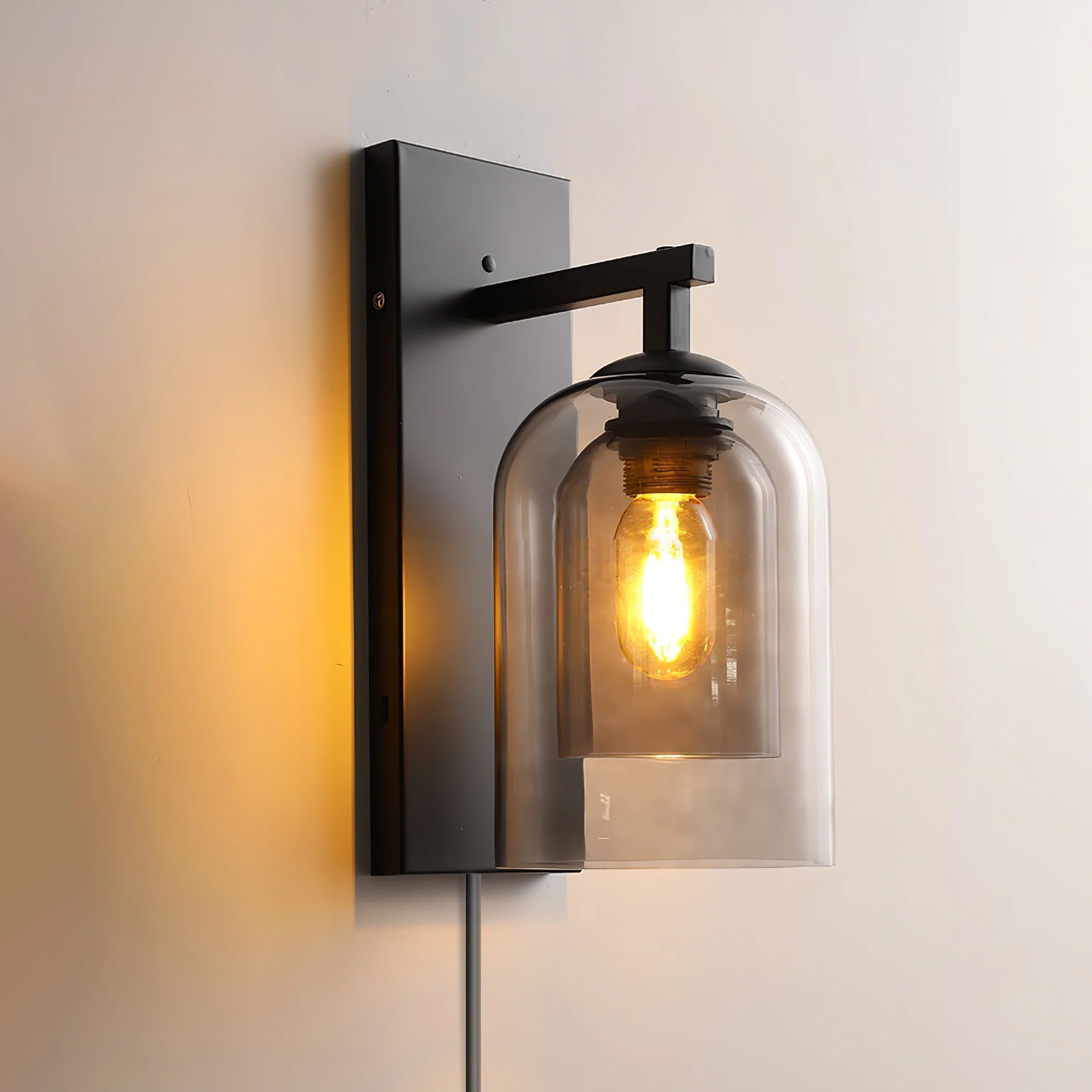 Mora Nordic Art Tubular Plug-in Glass Wall Lamp