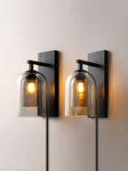 Mora Nordic Art Tubular Plug-in Glass Wall Lamp