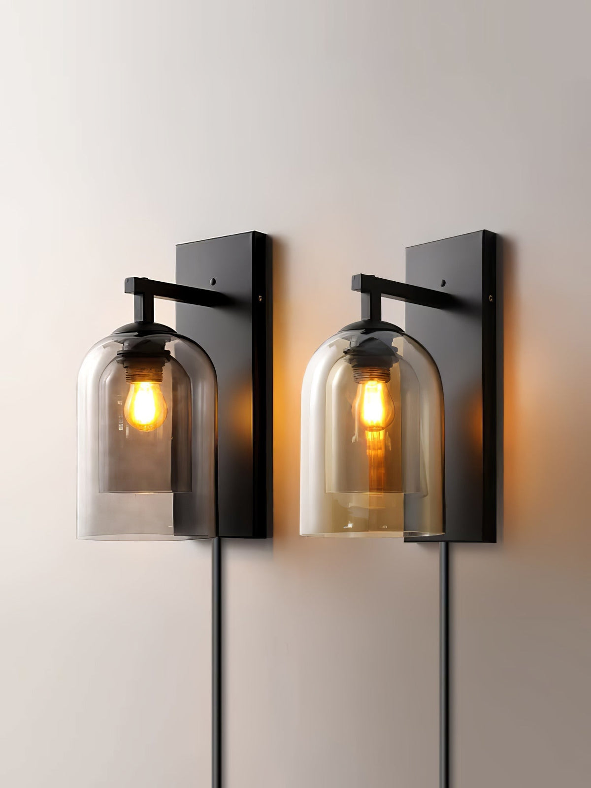 Mora Nordic Art Tubular Plug-in Glass Wall Lamp