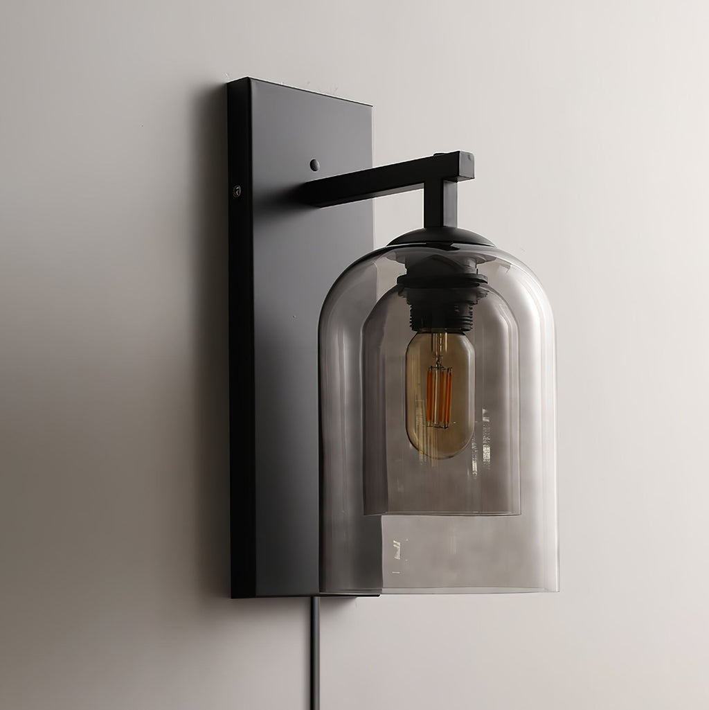 Mora Nordic Art Tubular Plug-in Glass Wall Lamp