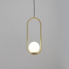 Orb Modern Brass Pendant Light