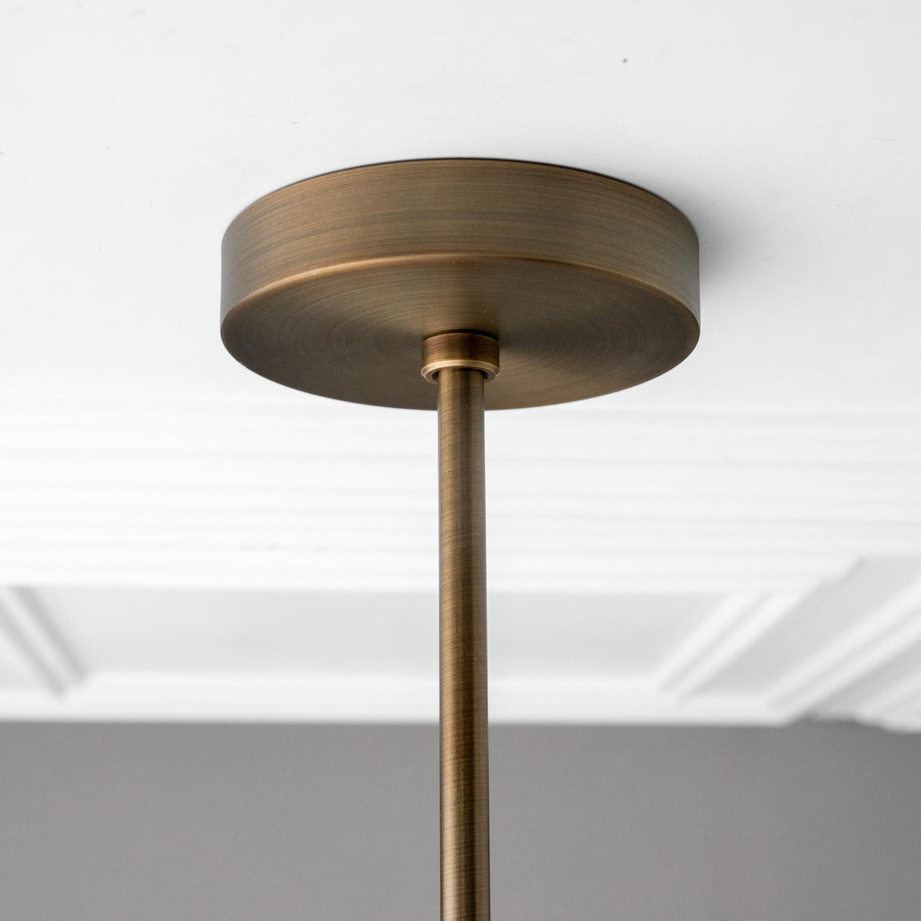 Vosole Vintage Industrial Linear Brass Chandelier
