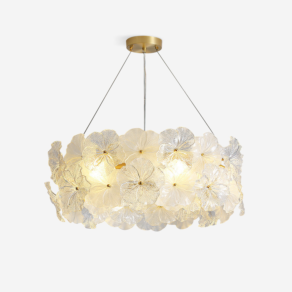 Glezen Chandelier Glass Petal Floral