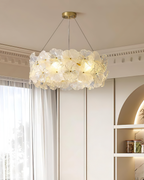 Glezen Chandelier Glass Petal Floral