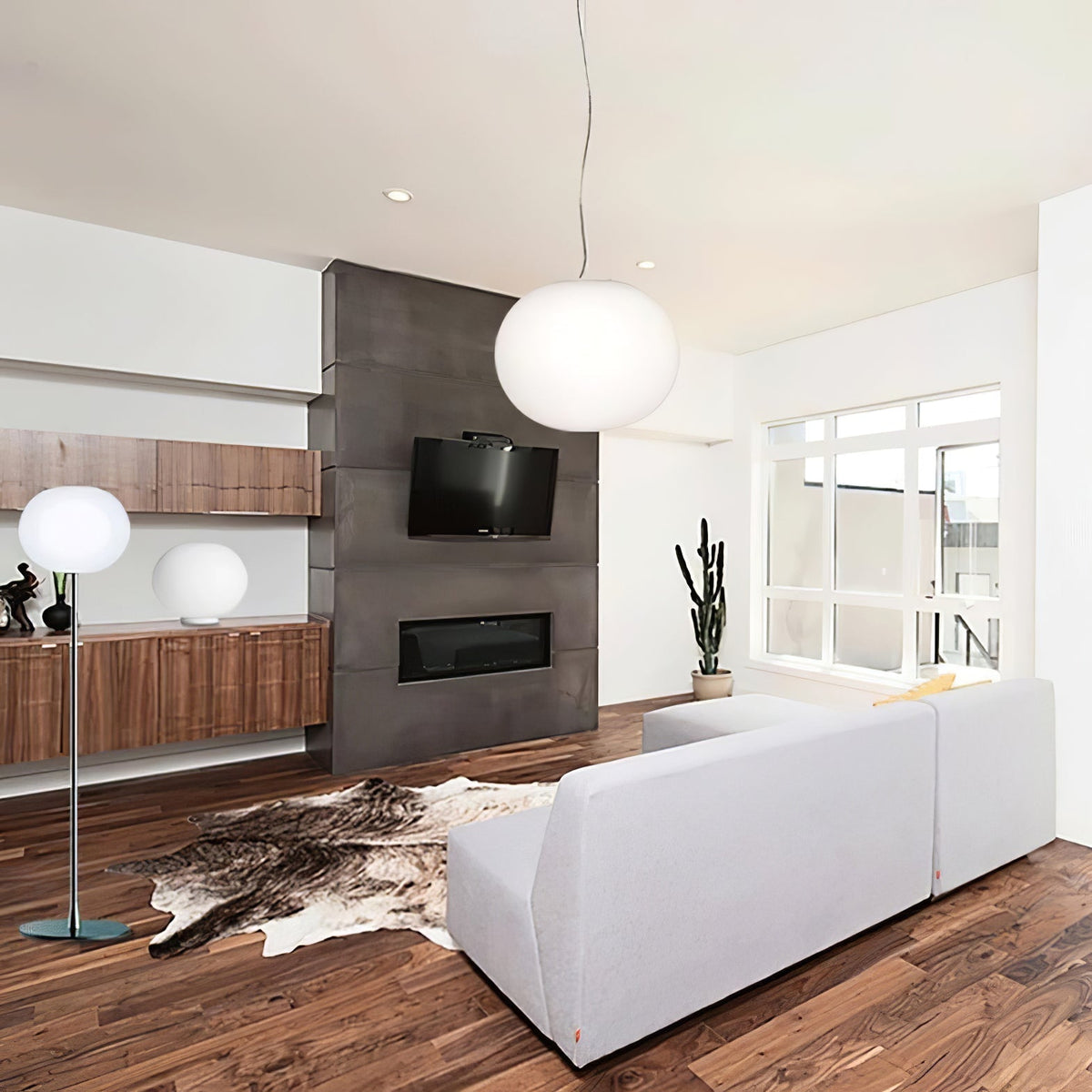 Orb Modern Glass Pendant Lamp