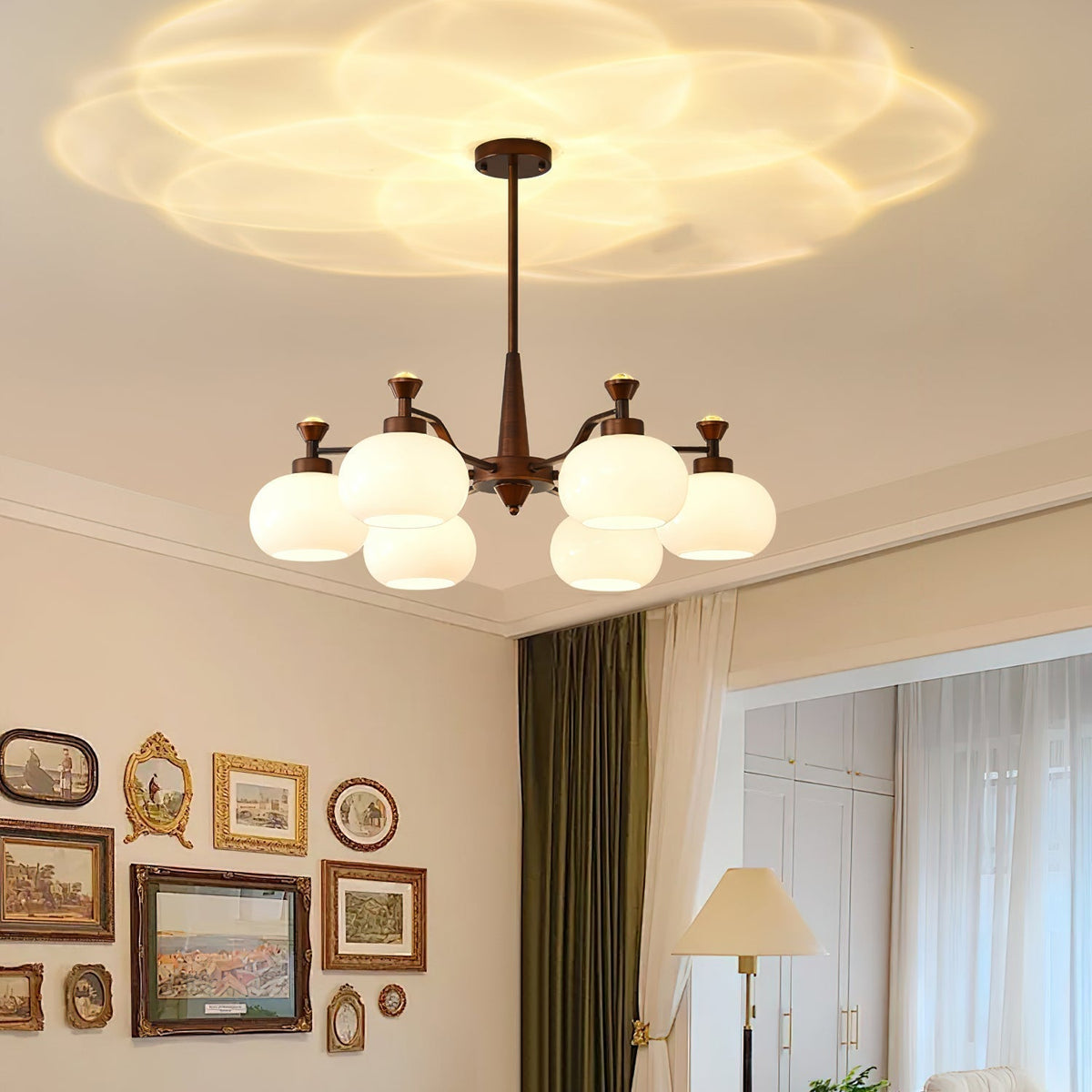 Aurora Chandelier Globe Spotlight