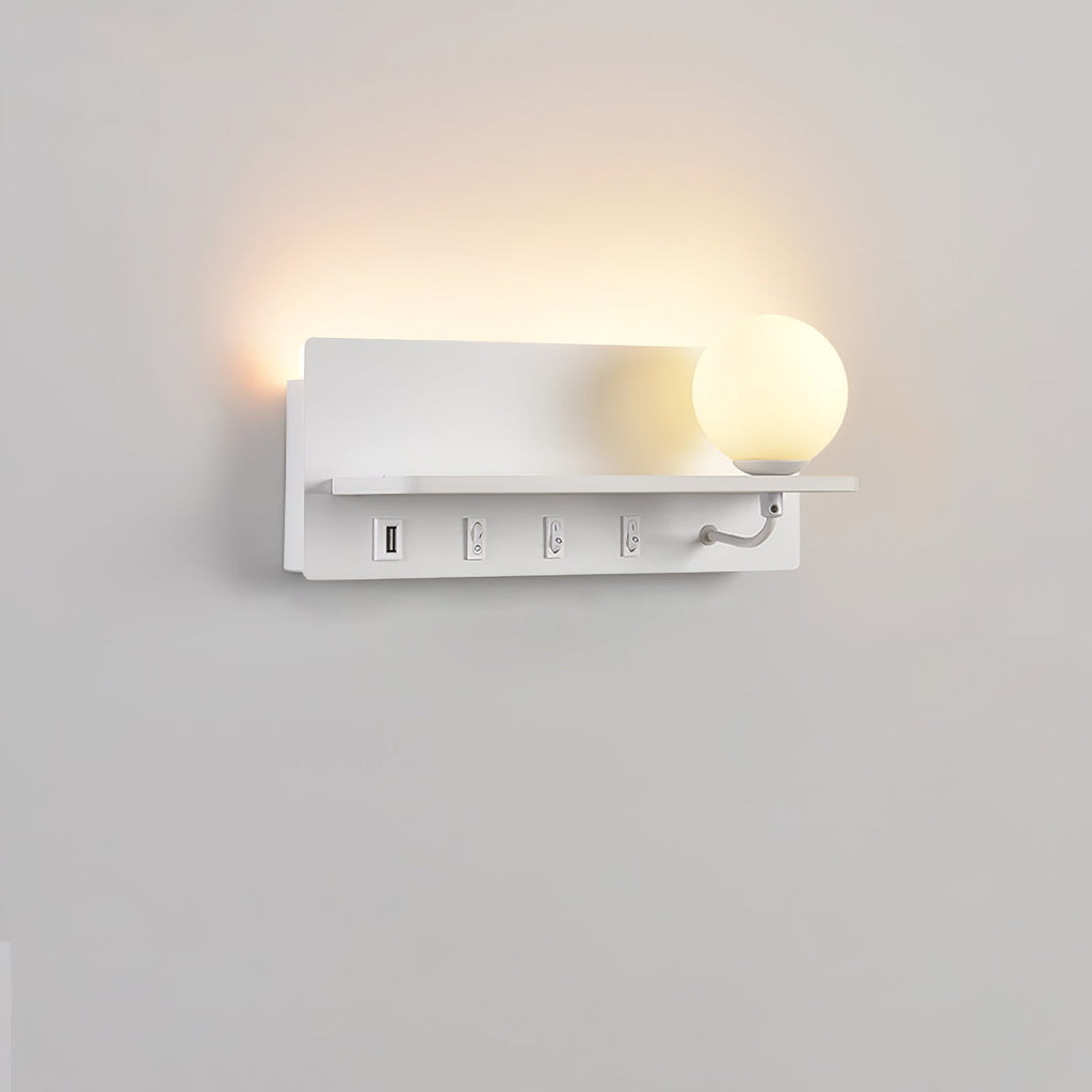 Alraeion Modern Minimalist Slim Glass Wall lamp