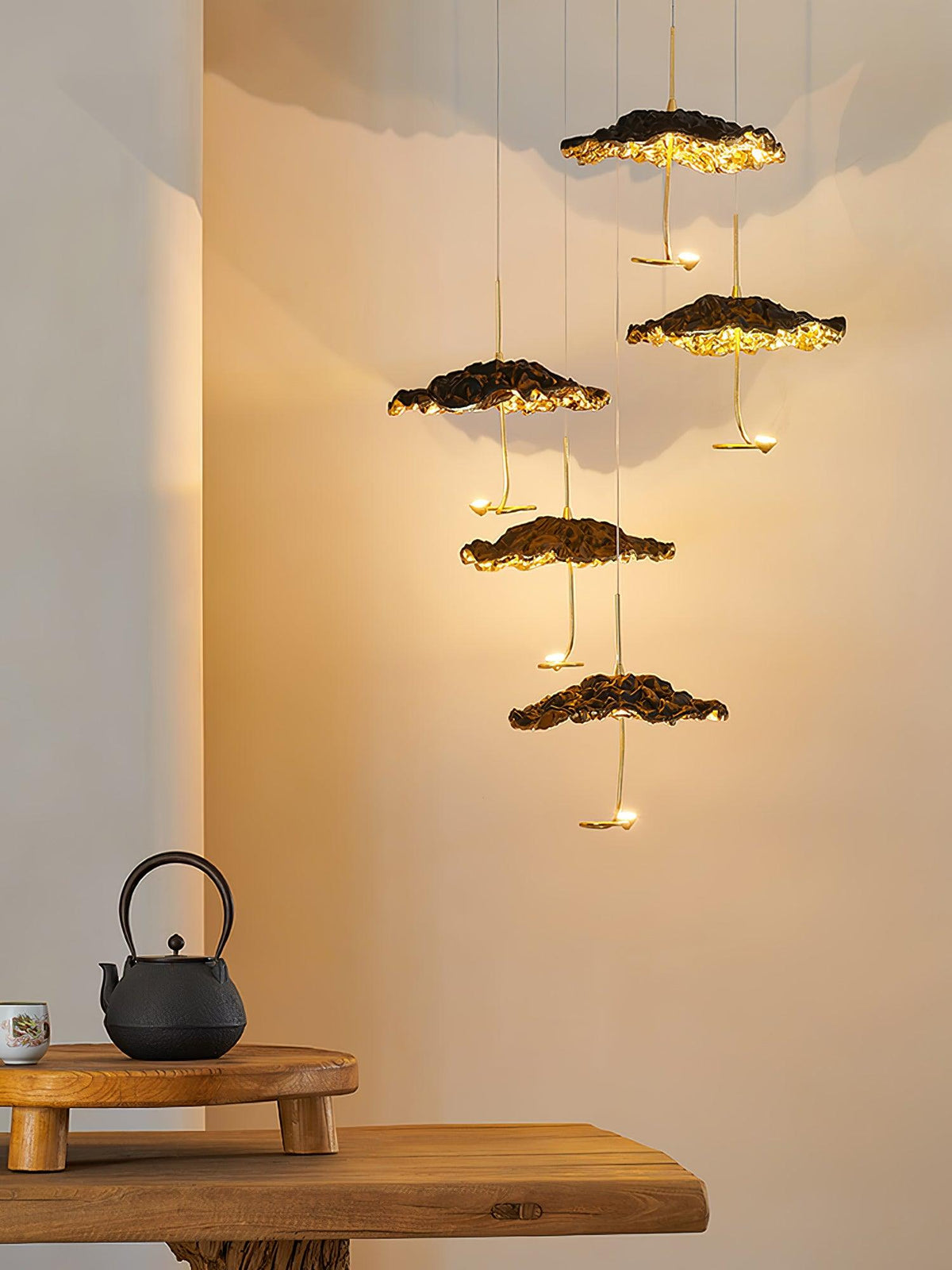 Aureate Artistic Brass Chandelier