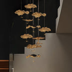 Aureate Artistic Brass Chandelier