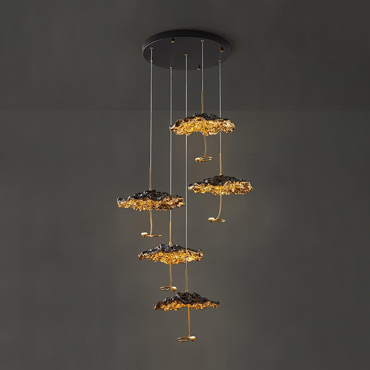 Aureate Artistic Brass Chandelier