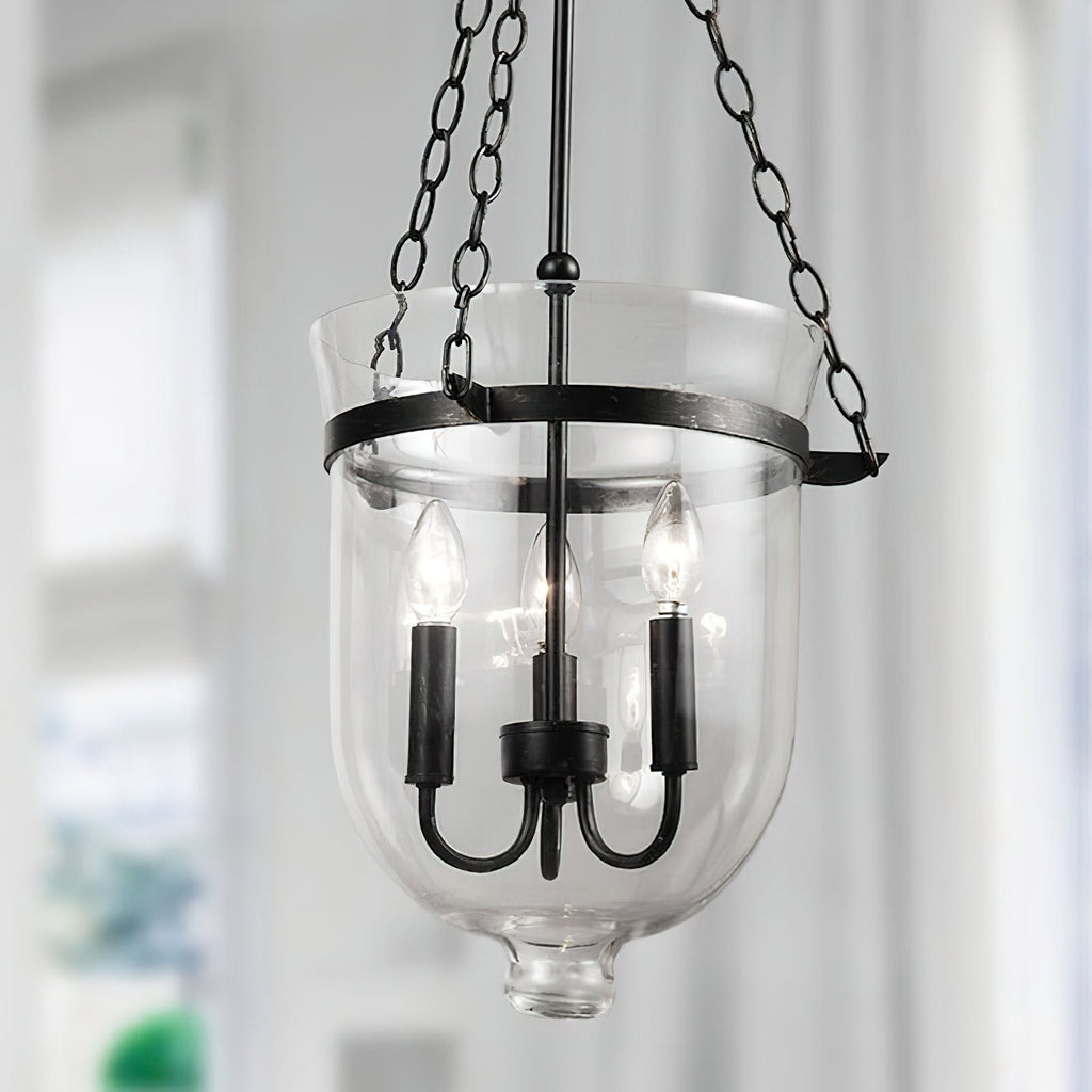 Avshaora Vintage Industrial Glass Pendant Light