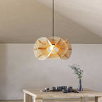 Golven Pendant Lamp Woven Rattan Organic Artistic