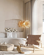 Golven Pendant Lamp Woven Rattan Organic Artistic