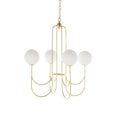 Arcana Globe  Glass Chandelier