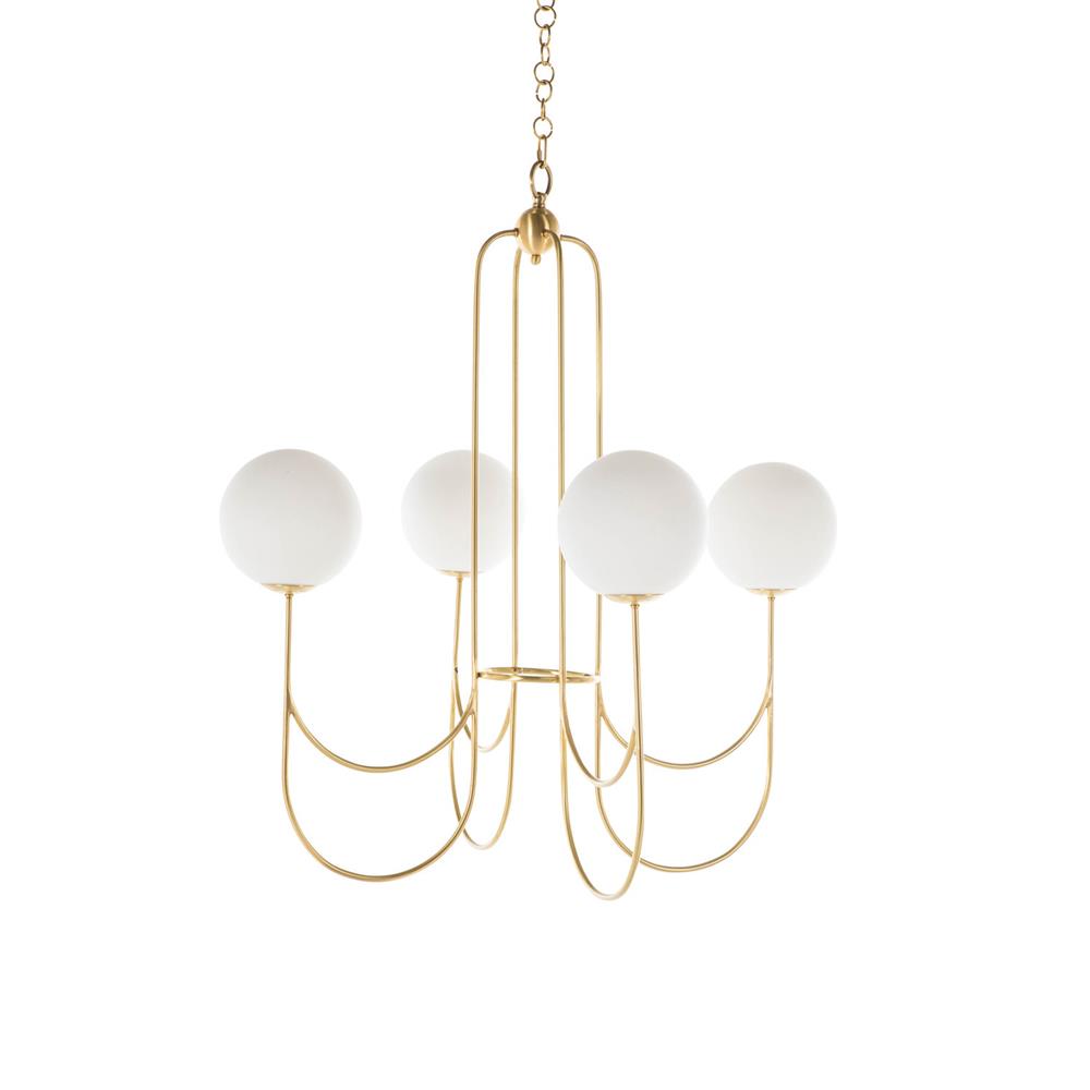 Arcana Globe  Glass Chandelier