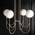 Arcana Globe  Glass Chandelier
