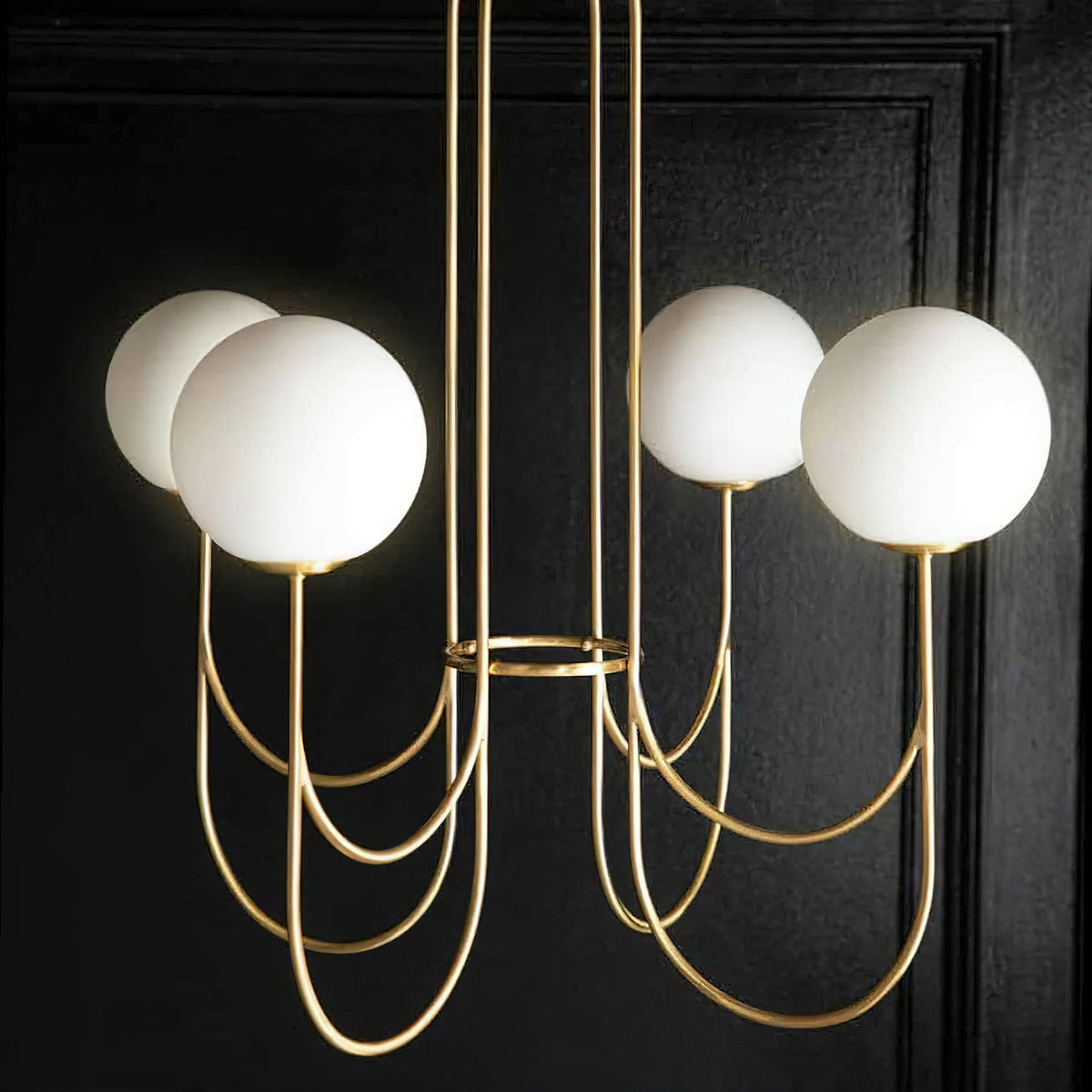 Arcana Globe  Glass Chandelier